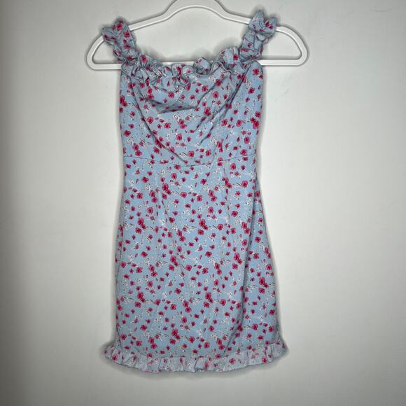 Superdown Off Shoulder Mini Dress Size XS - Picture 2 of 7